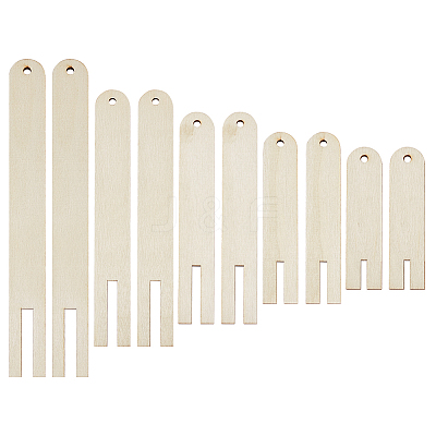 2 Sets Arch Plywood Candle Wick Holders TOOL-BC0002-63-1