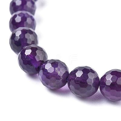 Natural Amethyst Beads Strands X-G-C073-8mm-3-1
