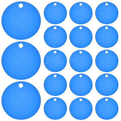 25Pcs Aluminum Pendants FIND-SP0002-68B-01-1
