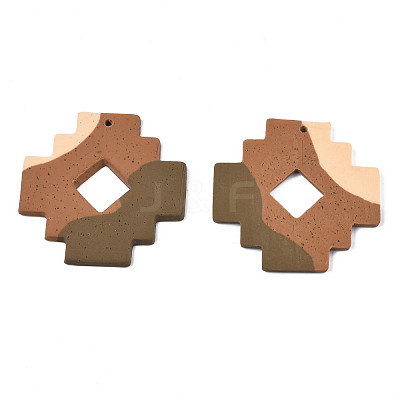 Handmade Polymer Clay Pendants CLAY-N010-039-A02-1