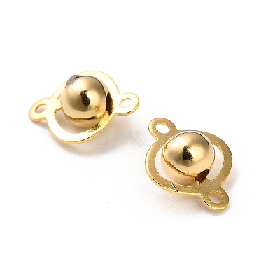 Brass Connector Charms KK-F907-24G-1
