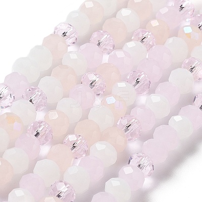 Glass Beads Strands EGLA-A034-M6mm-59-1