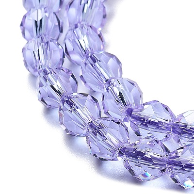 Transparent Glass Beads Strands GLAA-A014-03M-1