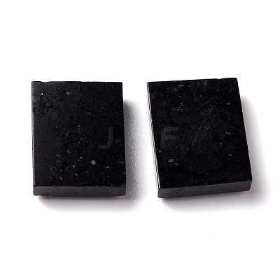 Natural Shungite Cabochons G-L505-44-1
