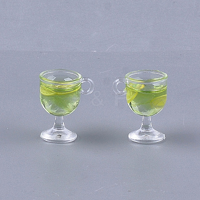Resin Cup Pendants X-CRES-S359-11A-1