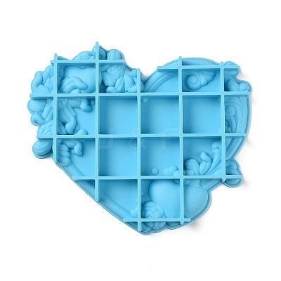 DIY Heart Photo Frame Silicone Molds LS-SIMO-H010-17-1