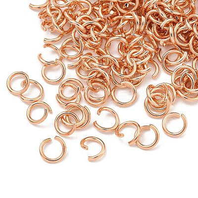 304 Stainless Steel Open Jump Rings STAS-O107-06RG-G-1
