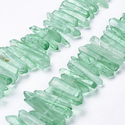 Natural Quartz Crystal Beads Strands G-K181-B-1
