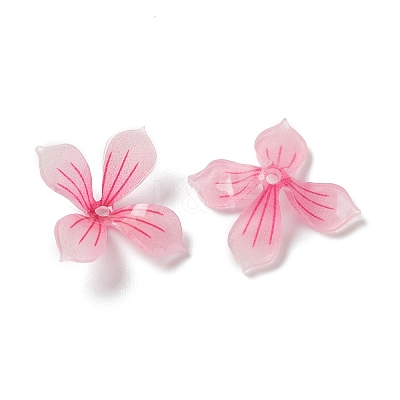 Opaque Resin Bead Caps LS-RESI-L035-16-1