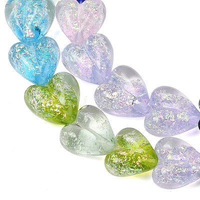 Handmade Foil Glass Beads DICH-C001-01J-1
