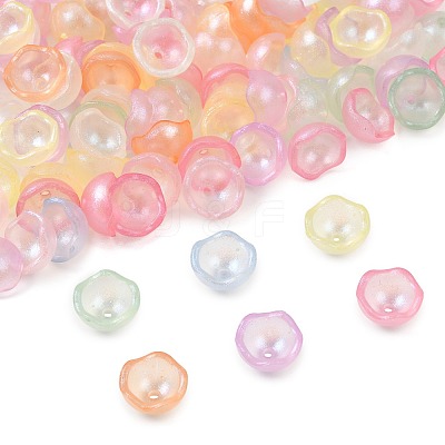 150Pcs Luminous Acrylic Bead Cone MACR-FS0002-29-1