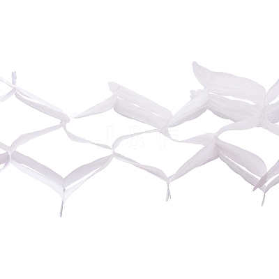 3m Clover Paper Pull Flowers LS-AJEW-WH0022-11A-1