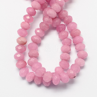 Natural White Jade Bead Strands G-R171-2x4mm-03-01-1
