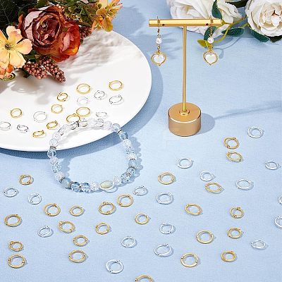 600Pcs 4 Styles Alloy Bead Frames FIND-HS0001-08-1