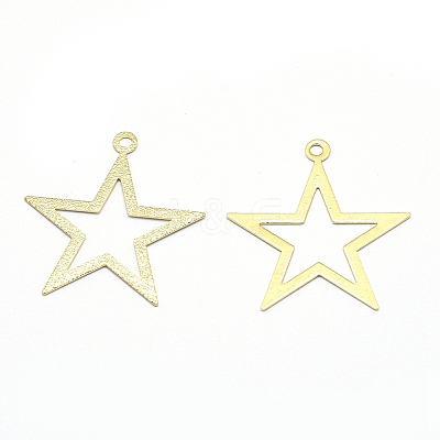 Brass Pendants KK-J279-11G-NR-1
