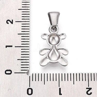 303 Stainless Steel Pendants STAS-Q110-05P-1