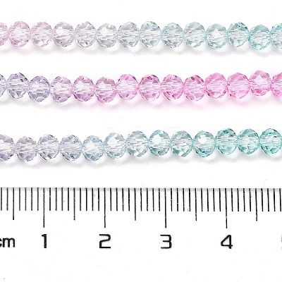Transparent Painted Glass Beads Strands LS-DGLA-A034-T4mm-A10-1