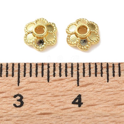 Brass Bead Caps KK-C260-14G-1