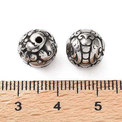 304 Stainless Steel Beads SA-CBA043D-01G-AS-1