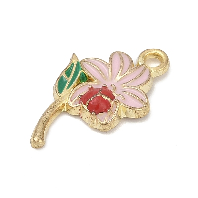 Alloy Enamel Pendants PALLOY-V003-01G-03-1