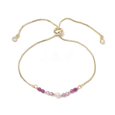 Brass Chain Bracelet BJEW-JB11700-1