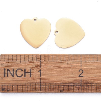 304 Stainless Steel Pendants STAS-I140-10A-G-1