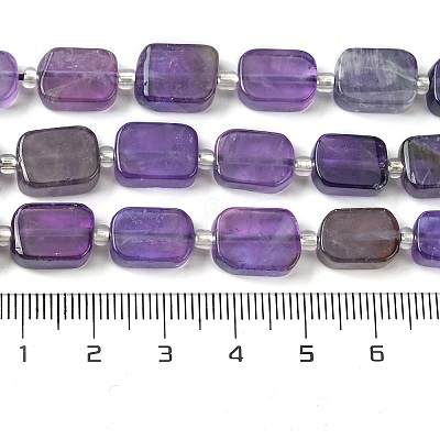 Natural Amethyst Beads Strands G-C098-A02-01-1