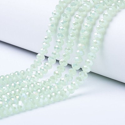Electroplate Glass Beads Strands EGLA-A034-J3mm-B03-1