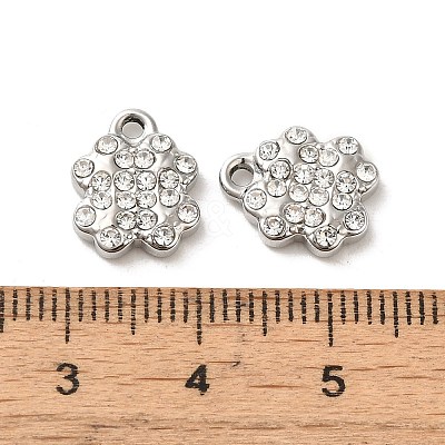 304 Stainless Steel Charms STAS-L025-007P-1