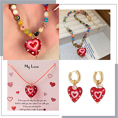 16Pcs Glass Enamel Beads LAMP-LT0001-11-1