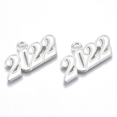 Alloy Enamel Pendants PALLOY-N160-001-05S-RS-1