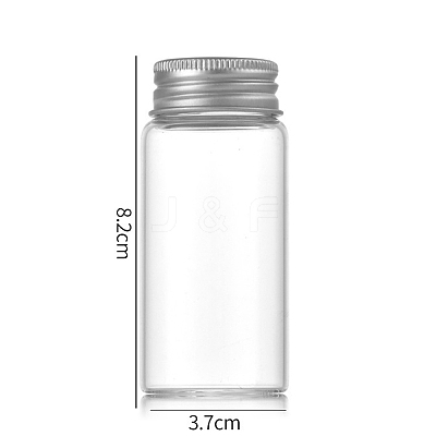 Clear Glass Bottles Bead Containers CON-WH0085-76E-01-1