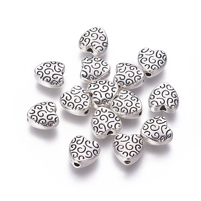 Tibetan Style Alloy Beads X-PALLOY-5911-AS-RS-1