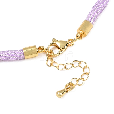 4MM Round Nylon Cotton Cord Necklaces Making NJEW-C106-02G-08-1