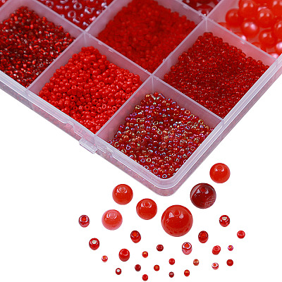 DIY 18 Style Resin & Acrylic Beads Jewelry Making Finding Kit DIY-NB0012-04G-1