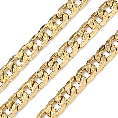 304 Stainless Steel Curb Chains Unwelded CHS-Z005-04G-1