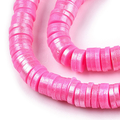 Handmade Polymer Clay Beads Strands CLAY-CJC0015-01I-1