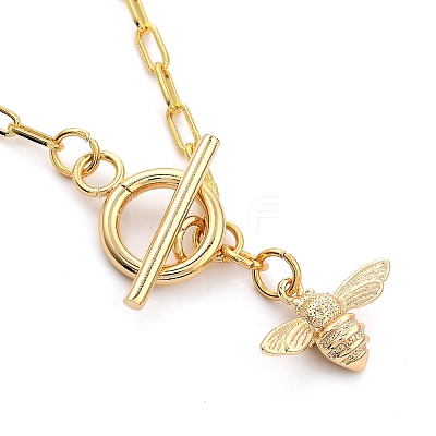 Brass Pendant Necklaces NJEW-JN03060-1