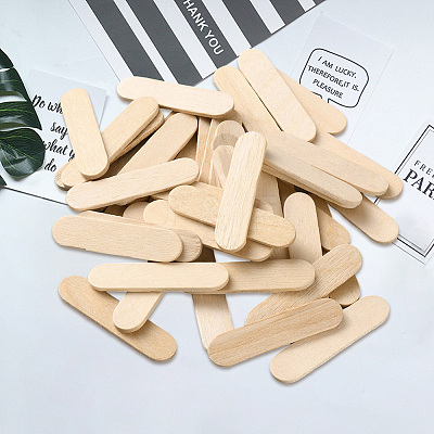 10 Sets Wood Craft Sticks DIY-CN0003-32B-1