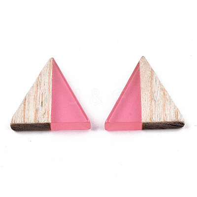 Translucent Resin & Wood Cabochons LS-CRES-N028-001A-A04-1