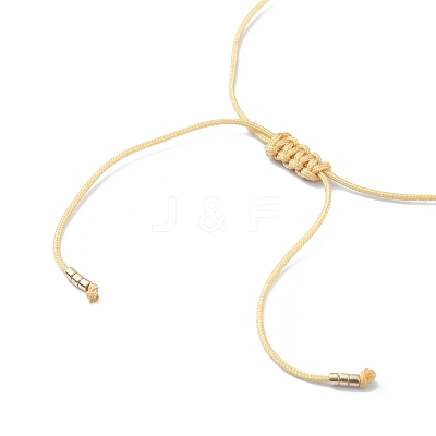 Glass Seed Column Link Bracelet BJEW-MZ00030-01-1