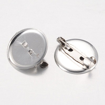 Iron Pin Backs Brooch Findings E040Y-1