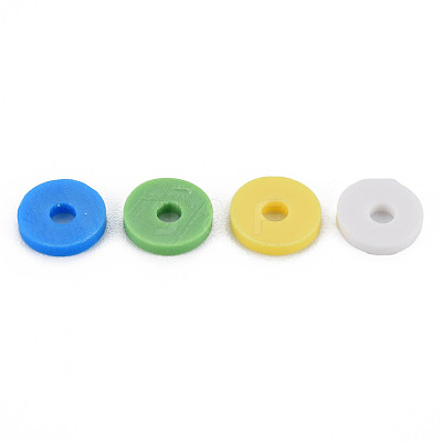 Handmade Polymer Clay Beads Strands CLAY-R089-8mm-T019-1