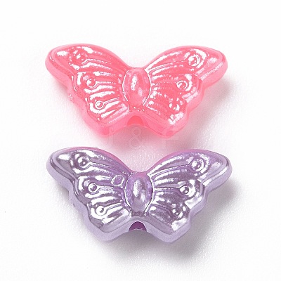 Imitation Pearl Acrylic Beads OACR-E013-17-1