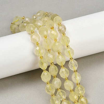 Natural Lemon Quartz(Heated) Beads Strands G-N342-149I-23-1