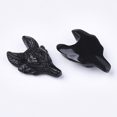 Synthetic Black Stone Pendants G-S336-69-01-1-1