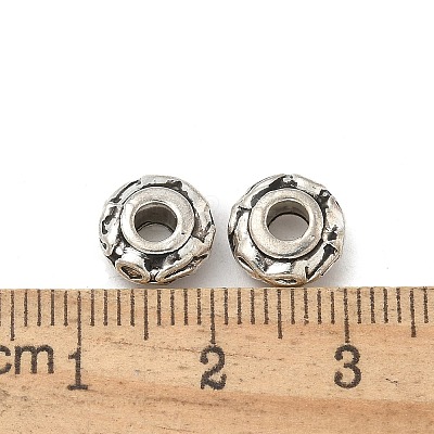 Tibetan Style Alloy Beads TIBE-P003-15AS-1