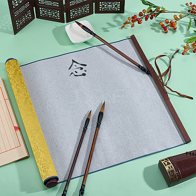 1Pc Polyester & Plastic & Alloy Chinese Calligraphy Brush Water Writing Magic Cloth AJEW-PH0008-93C-1