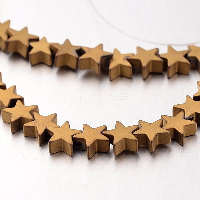 Electroplate Non-magnetic Synthetic Hematite Bead Strands G-F300-24B-F03-1