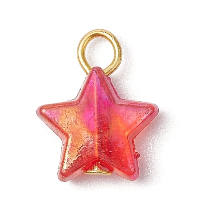 Transparent Acrylic Pendants PALLOY-JF03549-1